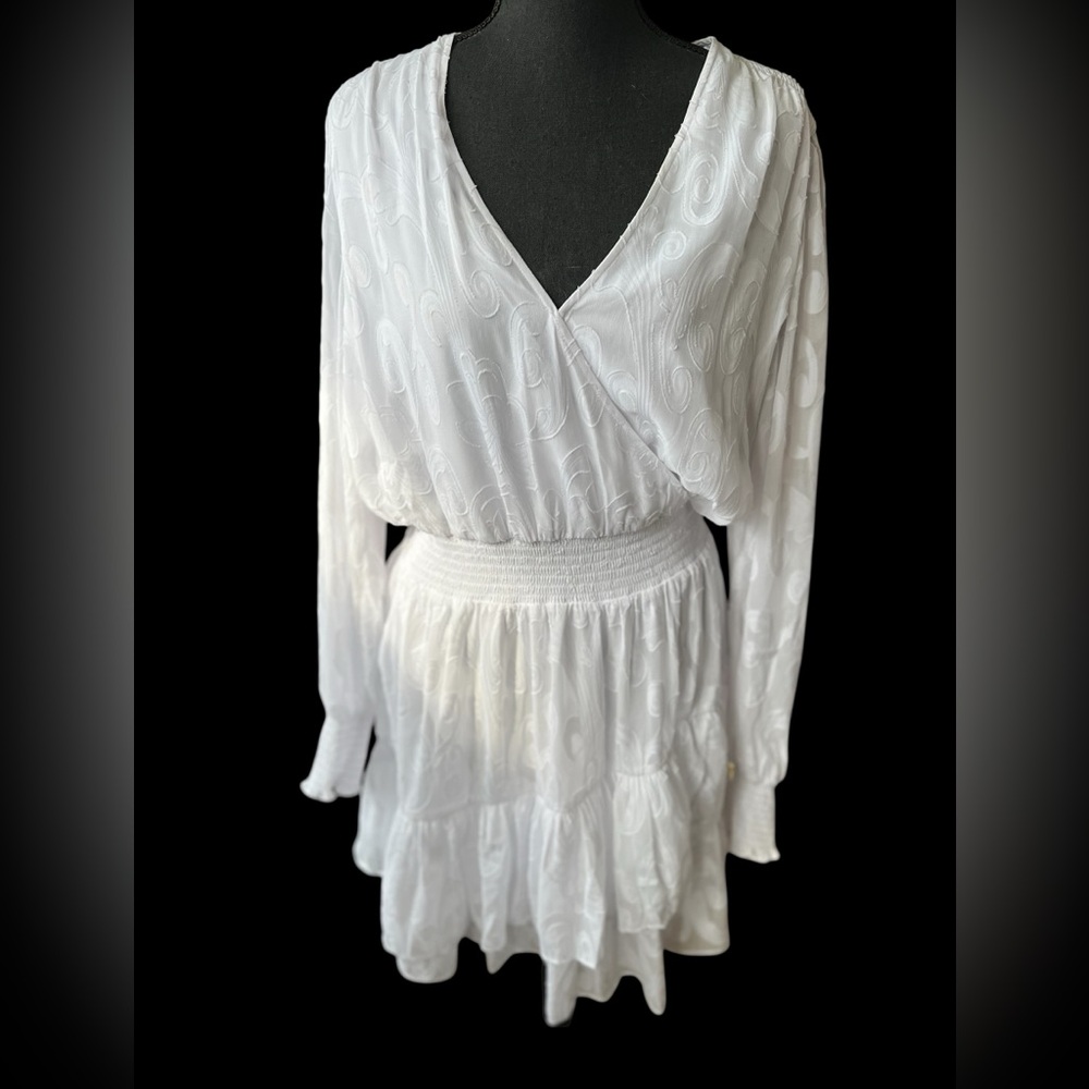 Lilly Pulitzer Christiana Long Sleeve Resort White Dress - Picture 3 of 7